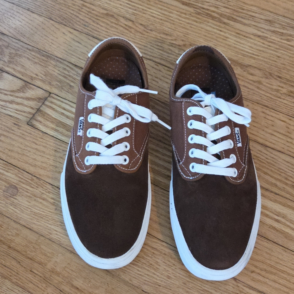 Vans Men's Two-Tone Brown Sneakers